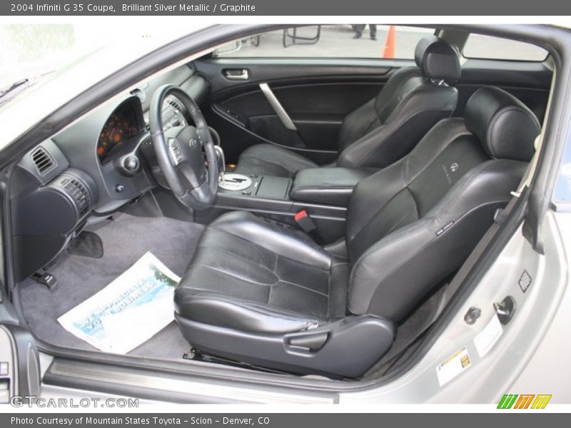  2004 G 35 Coupe Graphite Interior