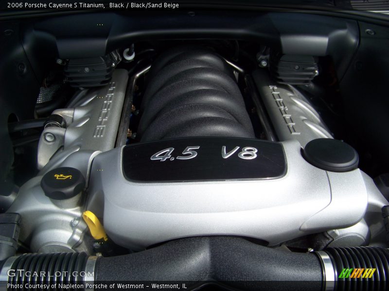 Black / Black/Sand Beige 2006 Porsche Cayenne S Titanium