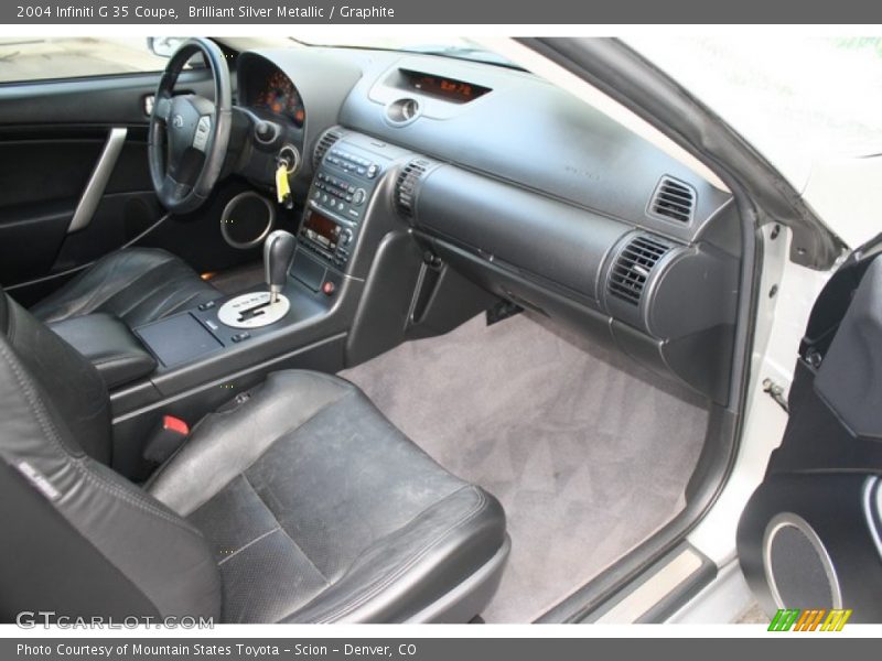 Dashboard of 2004 G 35 Coupe