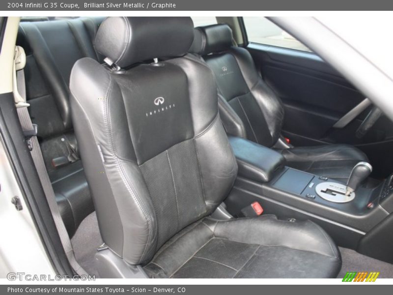 Front Seat of 2004 G 35 Coupe