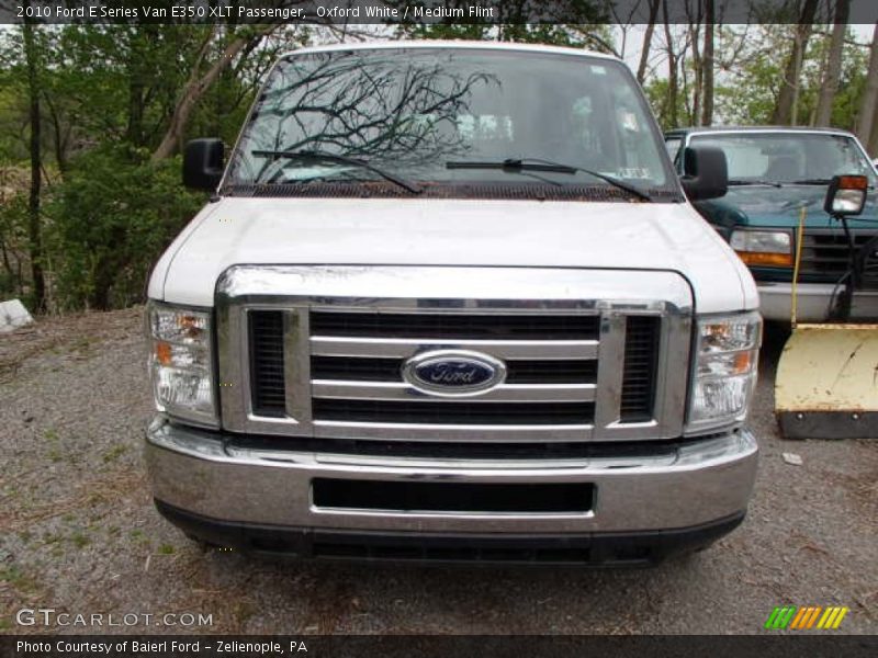 Oxford White / Medium Flint 2010 Ford E Series Van E350 XLT Passenger