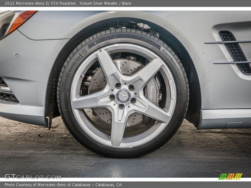 Iridium Silver Metallic / Black 2013 Mercedes-Benz SL 550 Roadster