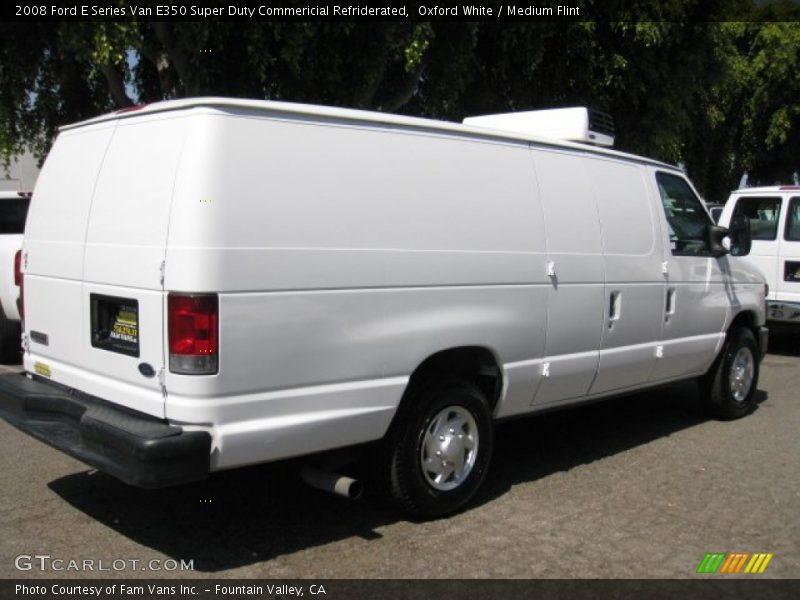 Oxford White / Medium Flint 2008 Ford E Series Van E350 Super Duty Commericial Refriderated
