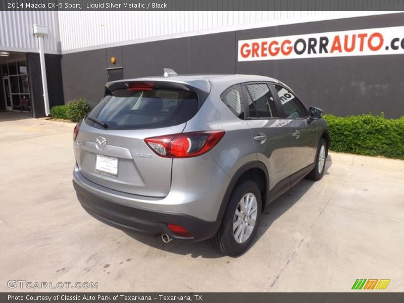 Liquid Silver Metallic / Black 2014 Mazda CX-5 Sport