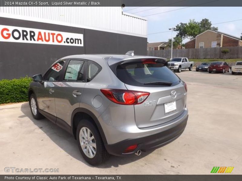 Liquid Silver Metallic / Black 2014 Mazda CX-5 Sport