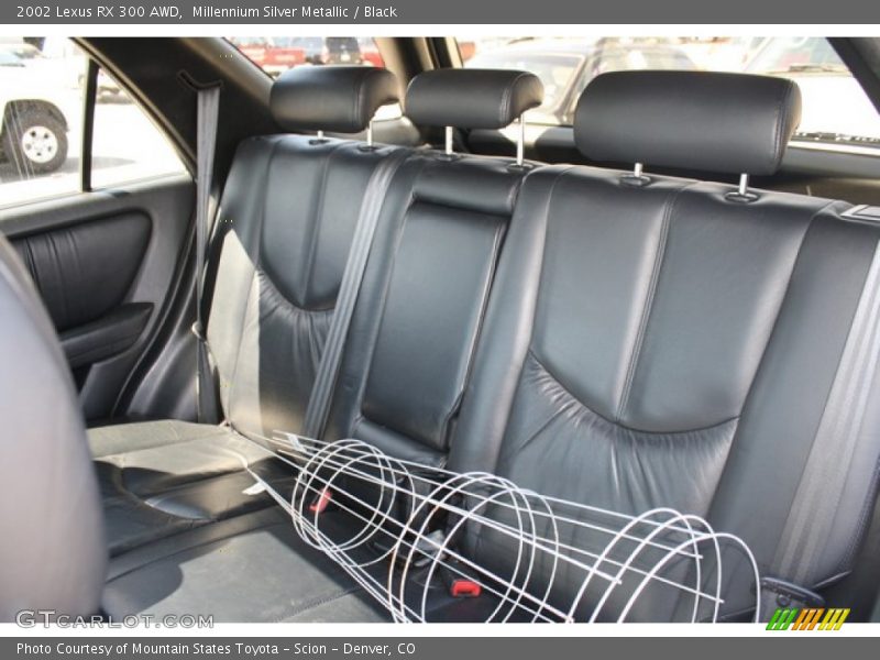 Millennium Silver Metallic / Black 2002 Lexus RX 300 AWD