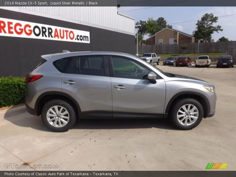 Liquid Silver Metallic / Black 2014 Mazda CX-5 Sport