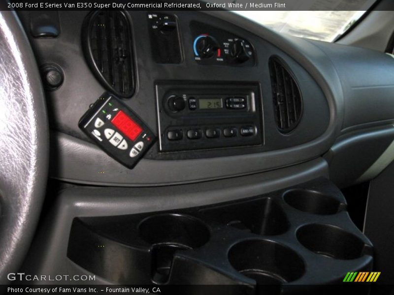 Oxford White / Medium Flint 2008 Ford E Series Van E350 Super Duty Commericial Refriderated
