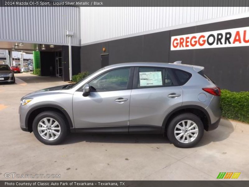 Liquid Silver Metallic / Black 2014 Mazda CX-5 Sport