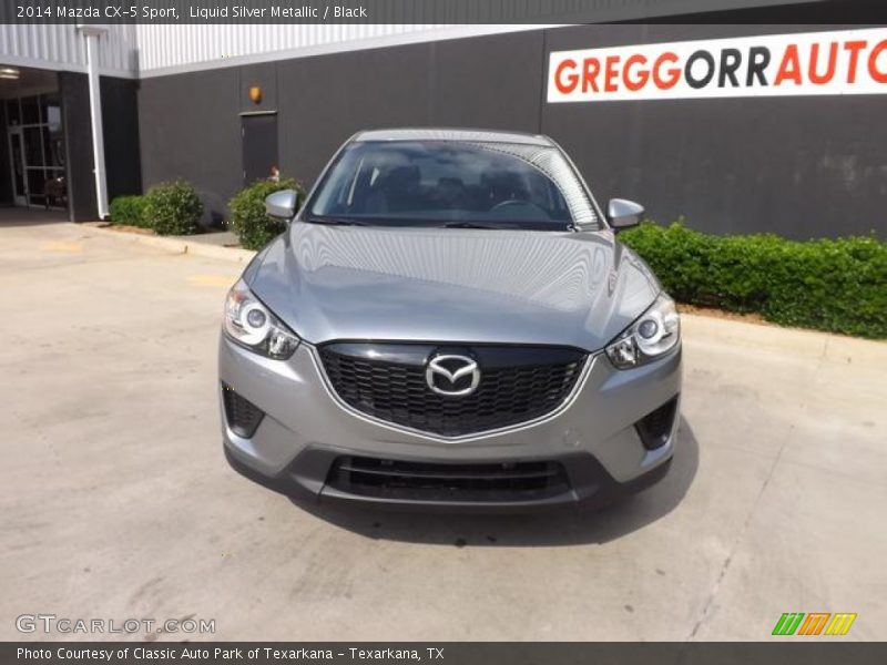 Liquid Silver Metallic / Black 2014 Mazda CX-5 Sport