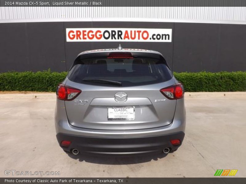 Liquid Silver Metallic / Black 2014 Mazda CX-5 Sport