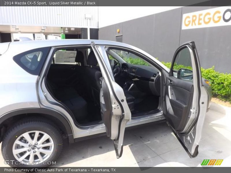 Liquid Silver Metallic / Black 2014 Mazda CX-5 Sport