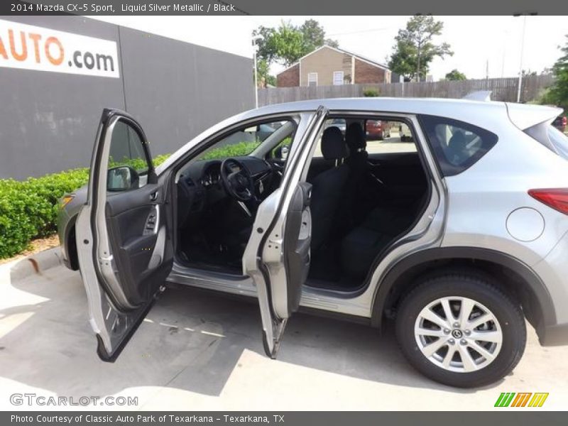 Liquid Silver Metallic / Black 2014 Mazda CX-5 Sport