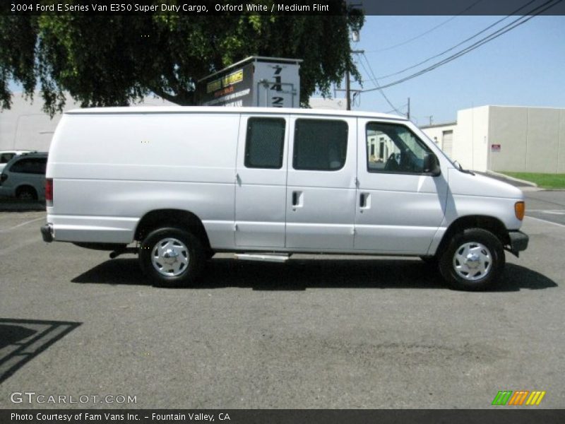 Oxford White / Medium Flint 2004 Ford E Series Van E350 Super Duty Cargo