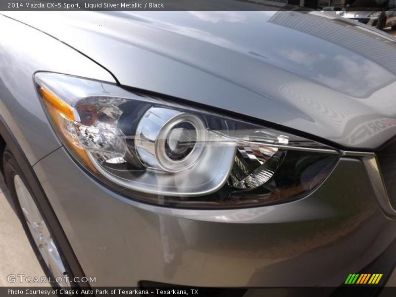 Liquid Silver Metallic / Black 2014 Mazda CX-5 Sport