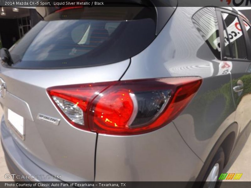 Liquid Silver Metallic / Black 2014 Mazda CX-5 Sport