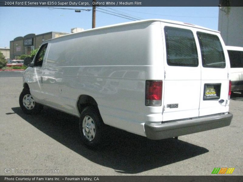 Oxford White / Medium Flint 2004 Ford E Series Van E350 Super Duty Cargo