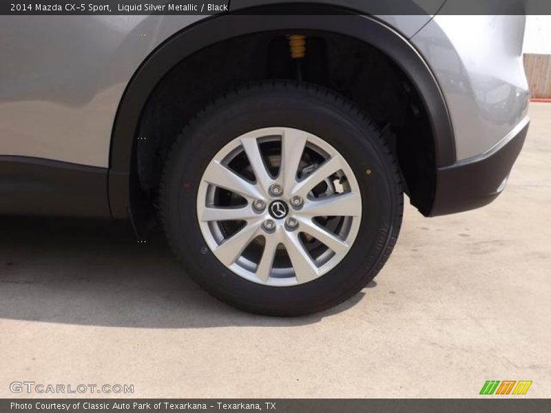 Liquid Silver Metallic / Black 2014 Mazda CX-5 Sport
