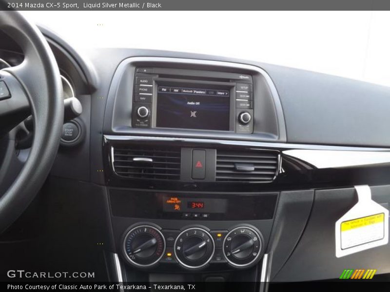 Liquid Silver Metallic / Black 2014 Mazda CX-5 Sport