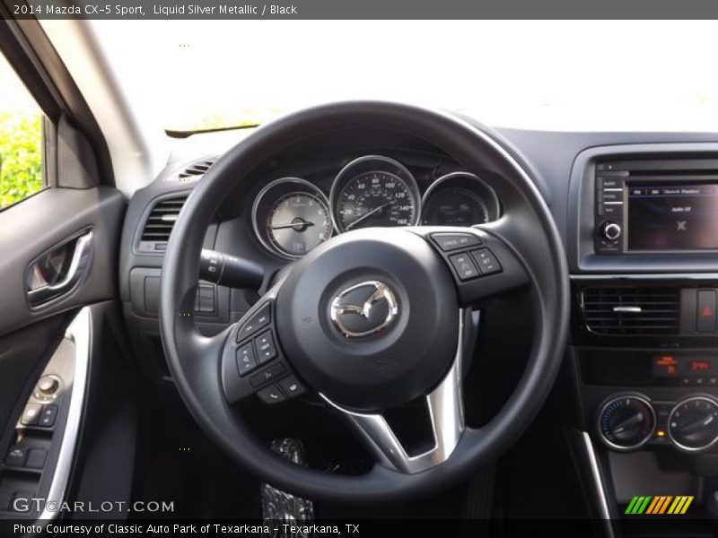Liquid Silver Metallic / Black 2014 Mazda CX-5 Sport