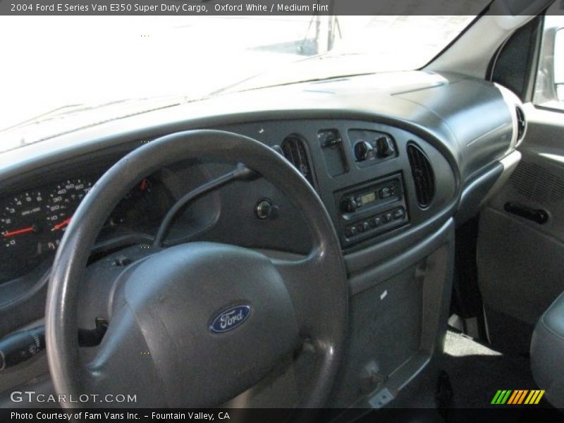 Oxford White / Medium Flint 2004 Ford E Series Van E350 Super Duty Cargo