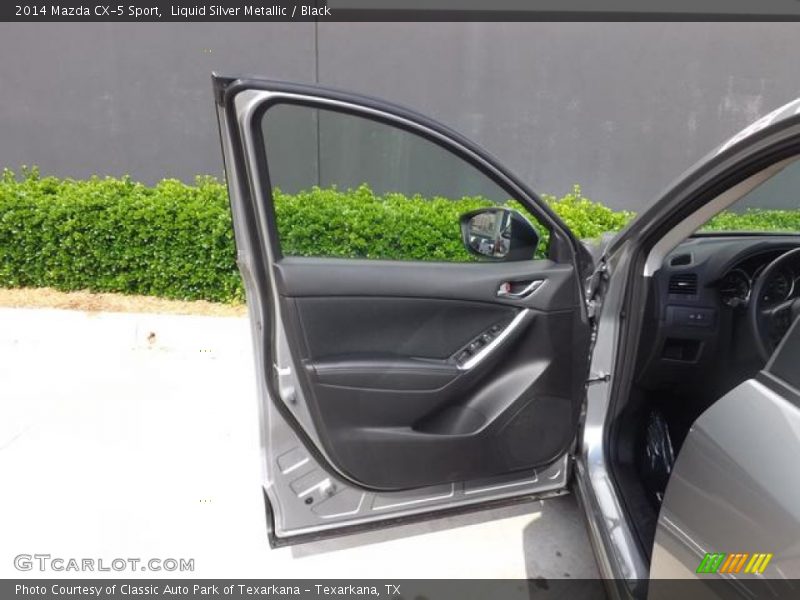 Liquid Silver Metallic / Black 2014 Mazda CX-5 Sport