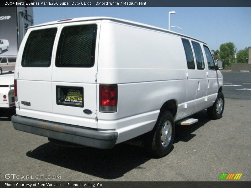 Oxford White / Medium Flint 2004 Ford E Series Van E350 Super Duty Cargo