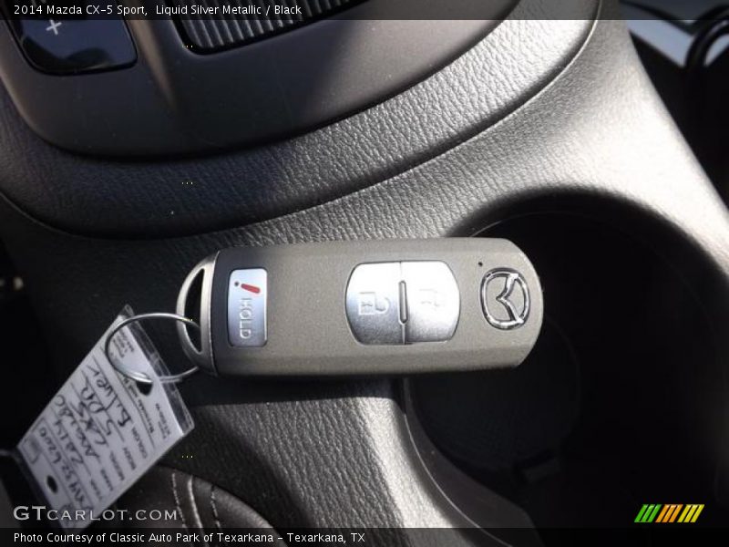 Liquid Silver Metallic / Black 2014 Mazda CX-5 Sport