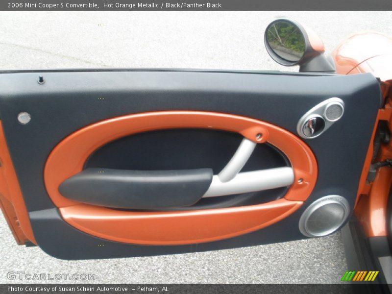 Hot Orange Metallic / Black/Panther Black 2006 Mini Cooper S Convertible