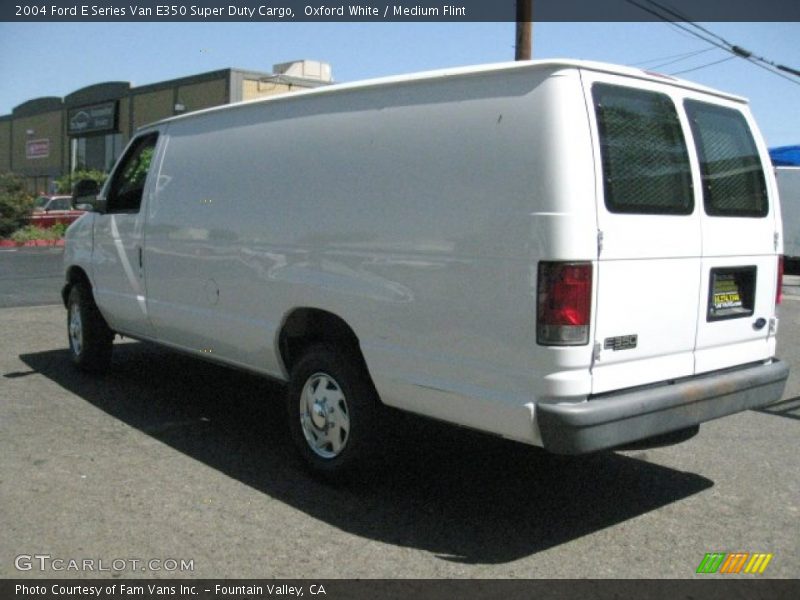 Oxford White / Medium Flint 2004 Ford E Series Van E350 Super Duty Cargo