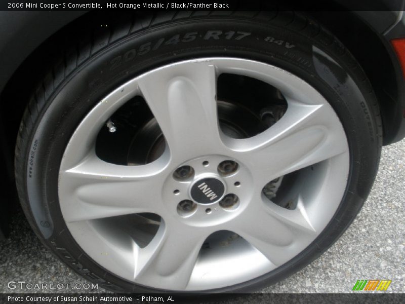 Hot Orange Metallic / Black/Panther Black 2006 Mini Cooper S Convertible