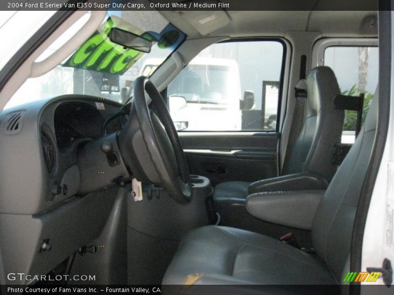 Oxford White / Medium Flint 2004 Ford E Series Van E350 Super Duty Cargo