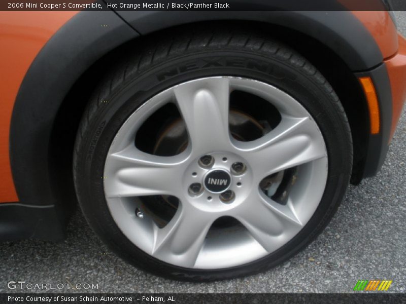 Hot Orange Metallic / Black/Panther Black 2006 Mini Cooper S Convertible