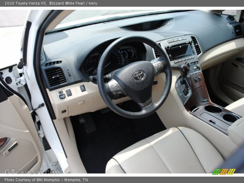 Blizzard White Pearl / Ivory 2010 Toyota Venza V6