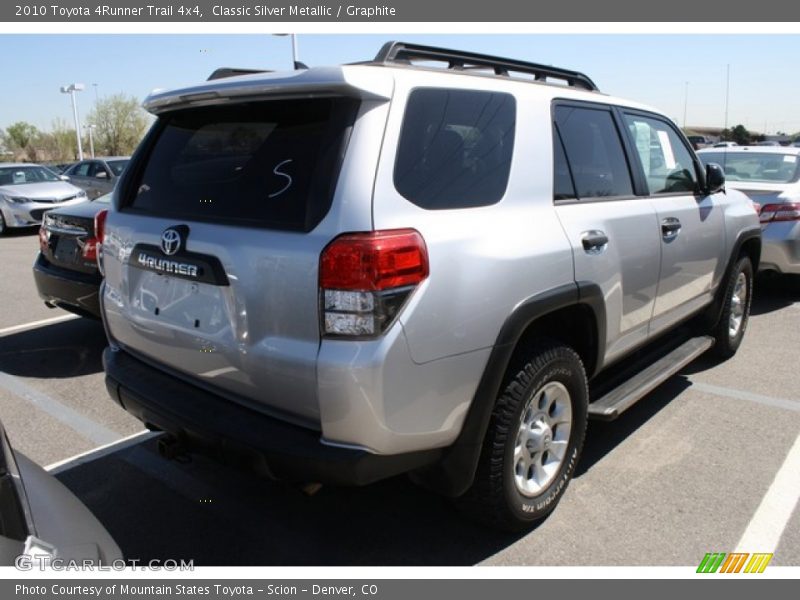 Classic Silver Metallic / Graphite 2010 Toyota 4Runner Trail 4x4