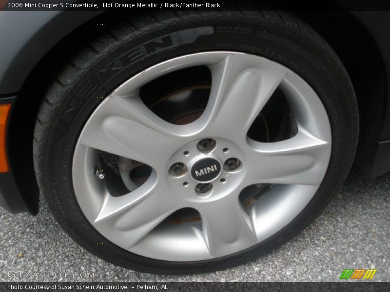 Hot Orange Metallic / Black/Panther Black 2006 Mini Cooper S Convertible