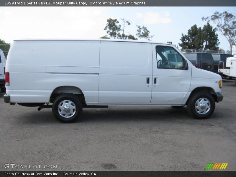 Oxford White / Medium Graphite 1999 Ford E Series Van E350 Super Duty Cargo