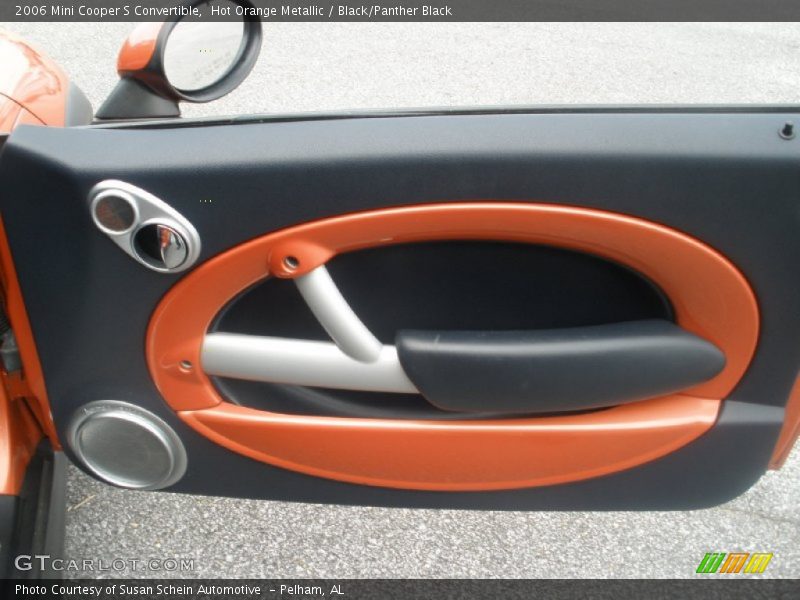 Hot Orange Metallic / Black/Panther Black 2006 Mini Cooper S Convertible