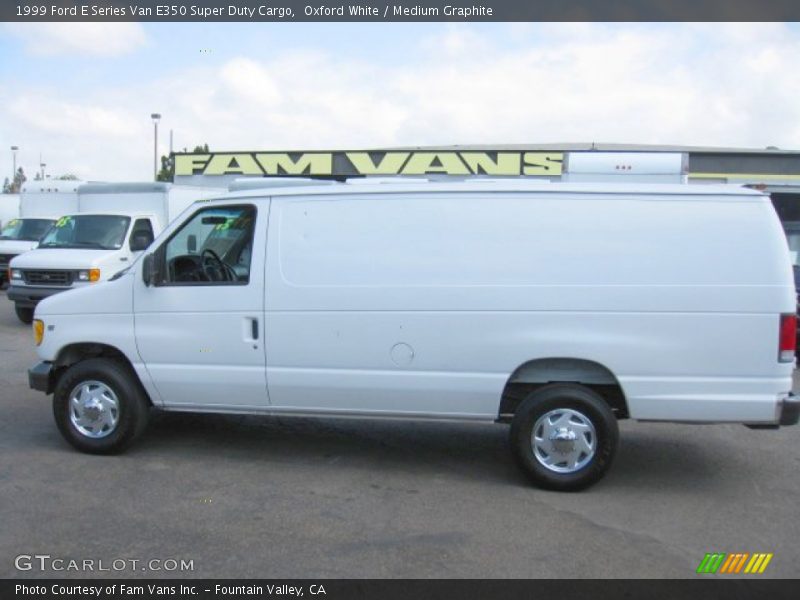 Oxford White / Medium Graphite 1999 Ford E Series Van E350 Super Duty Cargo