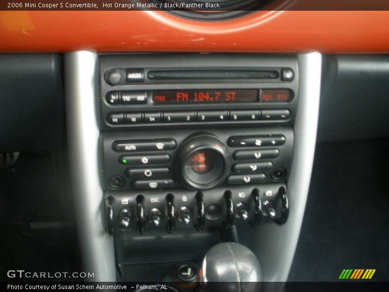 Hot Orange Metallic / Black/Panther Black 2006 Mini Cooper S Convertible