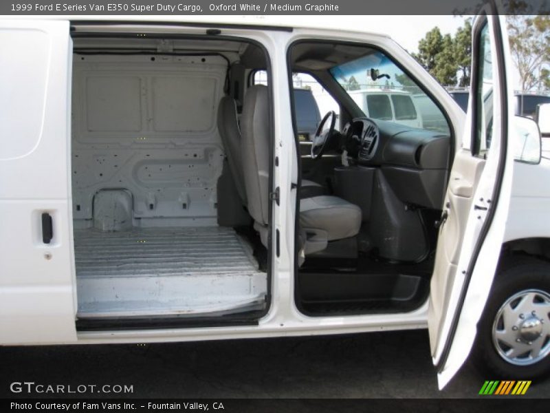 Oxford White / Medium Graphite 1999 Ford E Series Van E350 Super Duty Cargo
