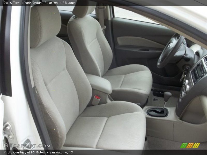 Polar White / Bisque 2010 Toyota Yaris Sedan