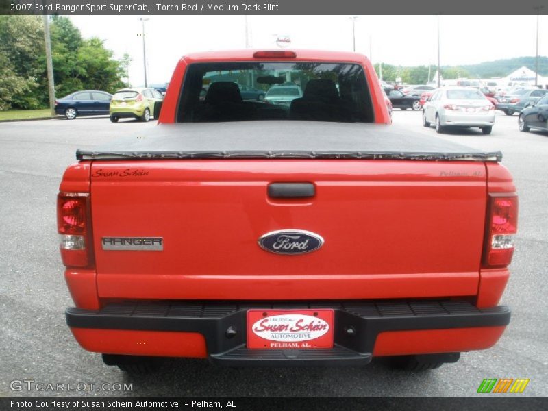 Torch Red / Medium Dark Flint 2007 Ford Ranger Sport SuperCab