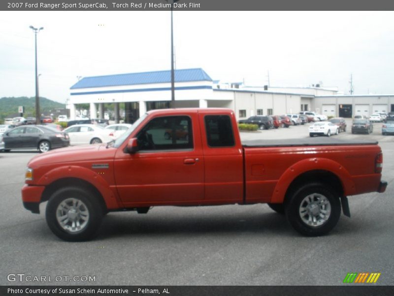 Torch Red / Medium Dark Flint 2007 Ford Ranger Sport SuperCab