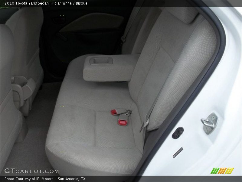 Polar White / Bisque 2010 Toyota Yaris Sedan