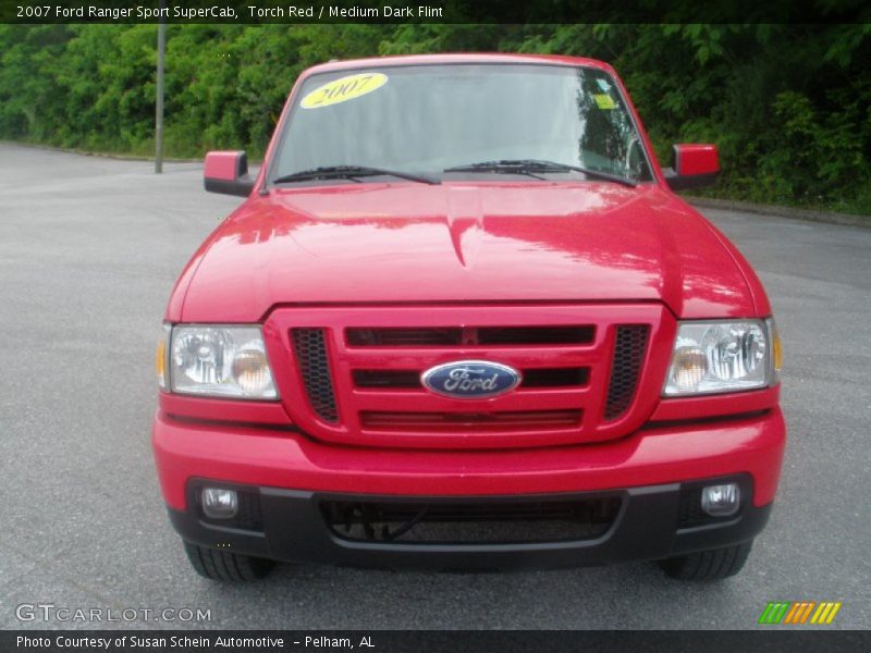Torch Red / Medium Dark Flint 2007 Ford Ranger Sport SuperCab