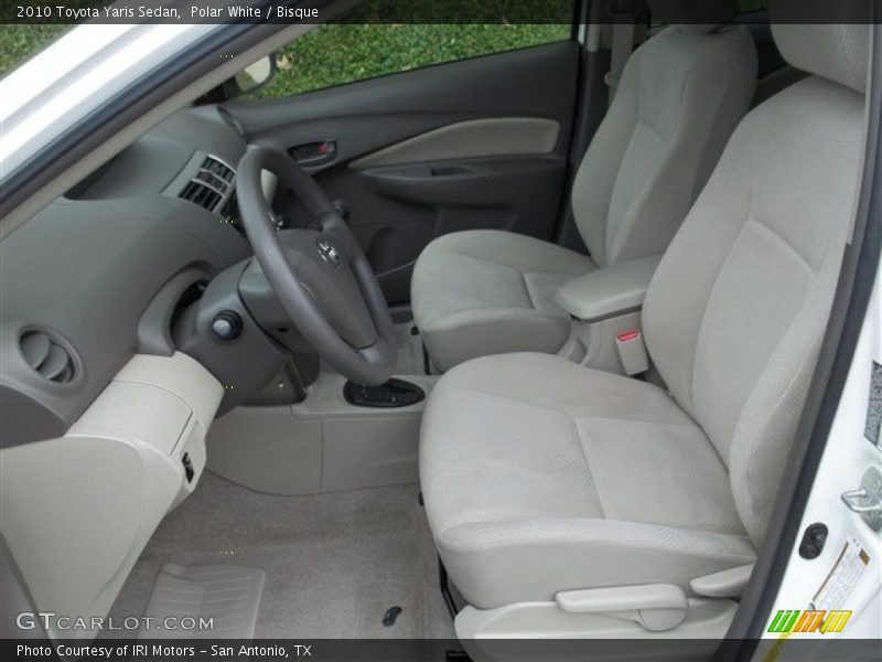 Polar White / Bisque 2010 Toyota Yaris Sedan