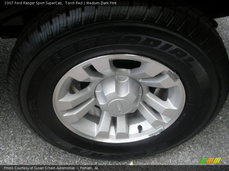 Torch Red / Medium Dark Flint 2007 Ford Ranger Sport SuperCab