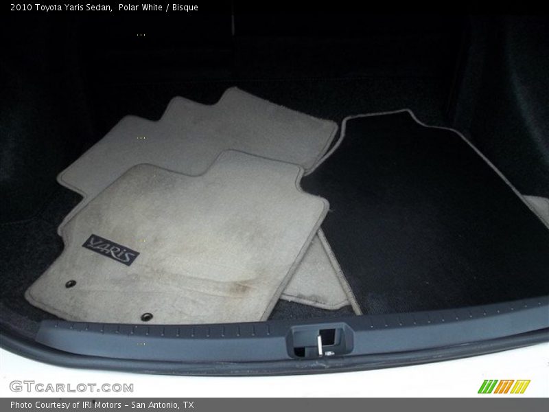 Polar White / Bisque 2010 Toyota Yaris Sedan