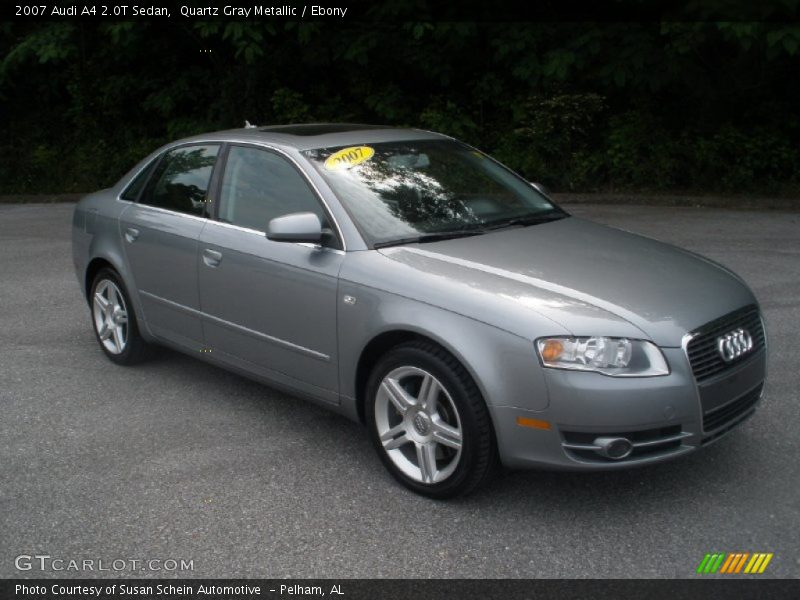 Quartz Gray Metallic / Ebony 2007 Audi A4 2.0T Sedan